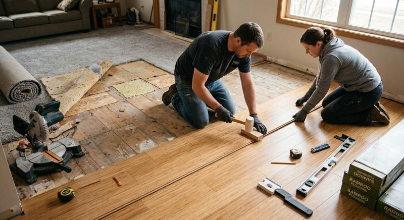 Bamboo Flooring Installation in West Bloomfield, MI