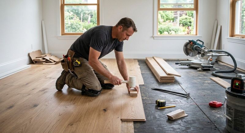 Hardwood Floor Installation in Birmingham, MI