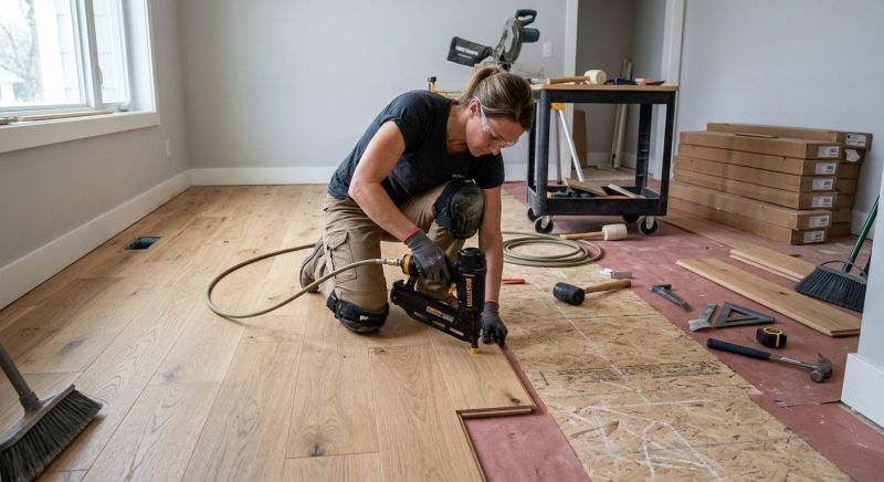 Hardwood Floor Installation in Ferndale, MI