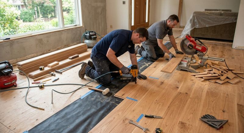 Hardwood Floor Installation in Holly, MI
