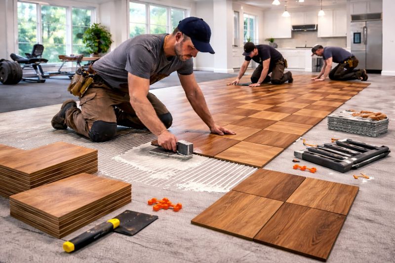 Hardwood Floor Installation in Pontiac, MI