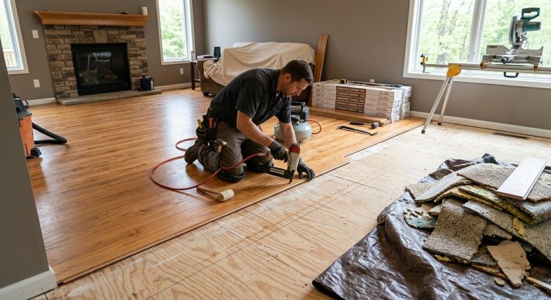 Hardwood Floor Installation in Romulus, MI