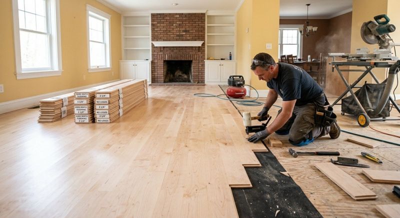 Maple Flooring Installation in Keego Harbor, MI
