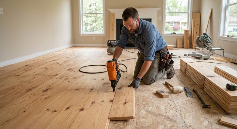 Maple Flooring Installation in Lake Orion, MI