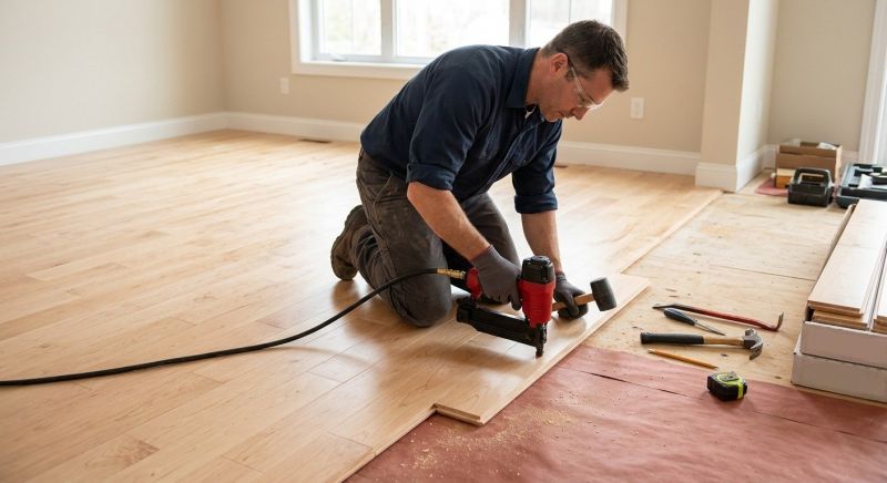 Maple Flooring Installation in Macomb County, MI