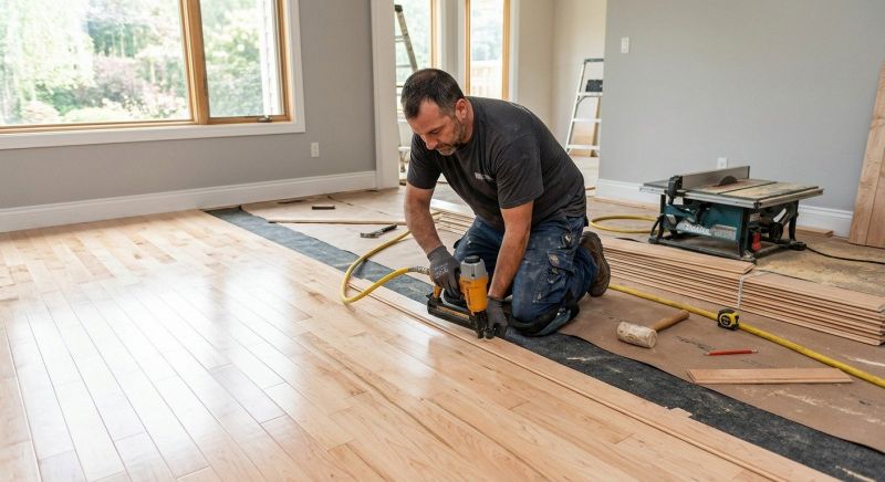 Maple Flooring Installation in Macomb, MI