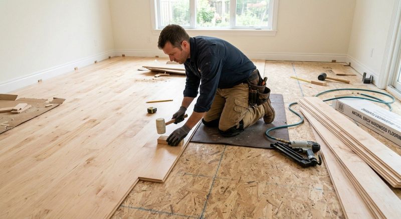 Maple Flooring Installation in Plymouth, MI