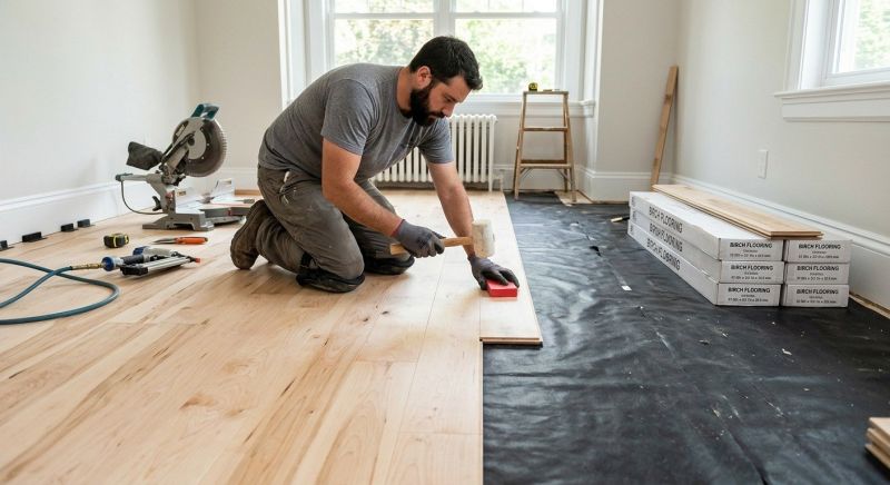 Maple Flooring Installation in Sterling Heights, MI