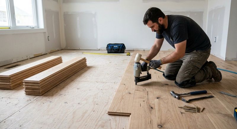 Oak Floor Installation in Ferndale, MI