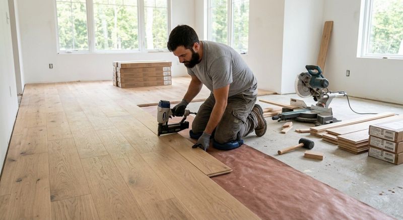 Oak Floor Installation in Ferndale, MI