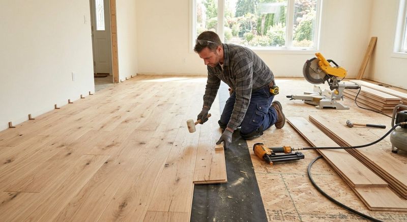 Oak Floor Installation in Wayne County, MI