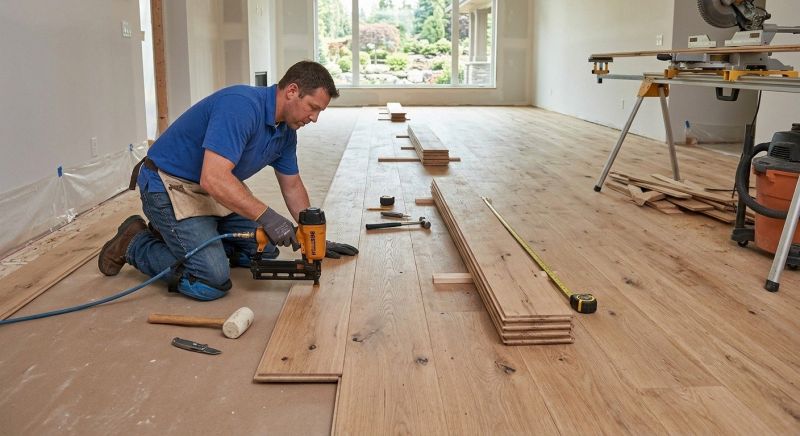 Wide Plank Floor Installation in West Bloomfield, MI