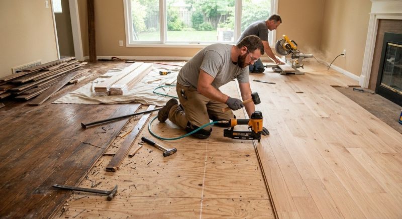 Wood Floor Replacement in Eastpointe, MI